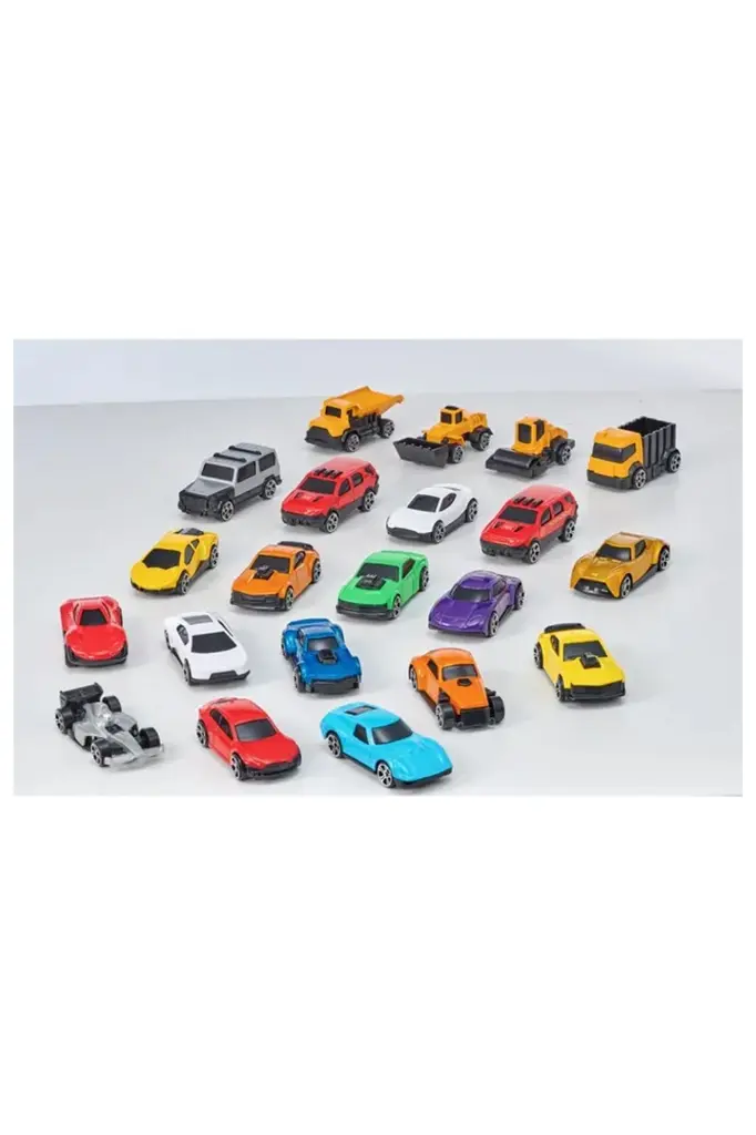 Die Cast 20 pcs Set Tube Cars