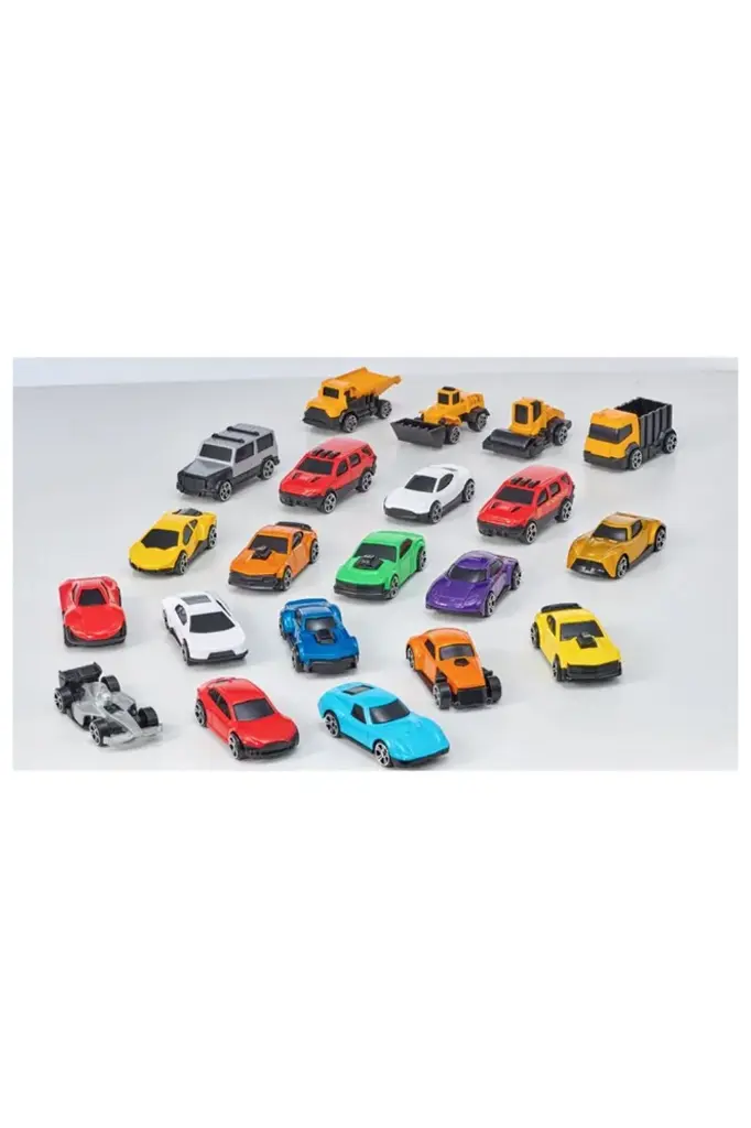 Die Cast 20 pcs Set Tube Cars