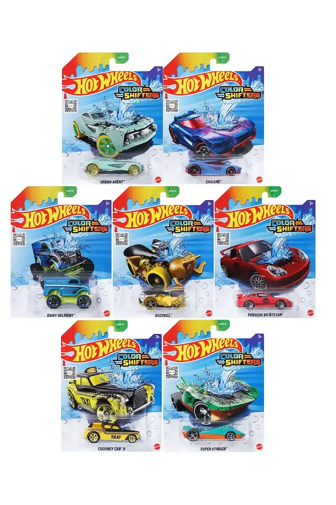 Hot Wheels Color Shifters 1:64 Cars Assorted BHR15