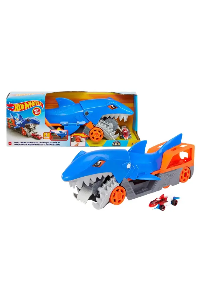 Hot Wheels Let's Race Shark Chomp Transporter GVG36