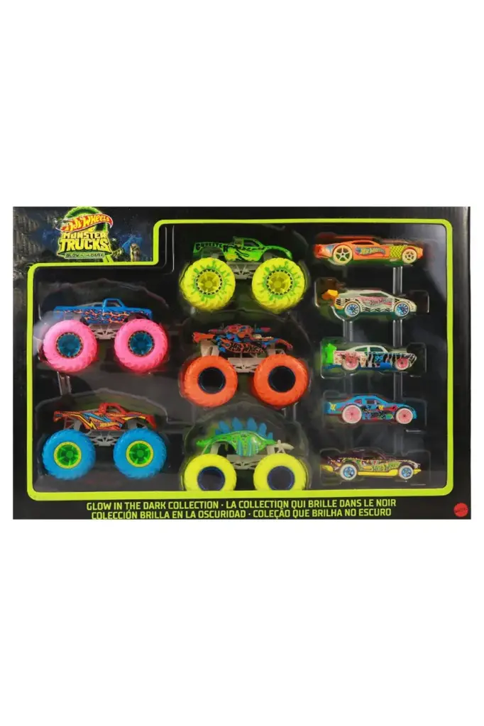 Hot Wheels Monster Trucks Glow in the Dark Collection HCB57