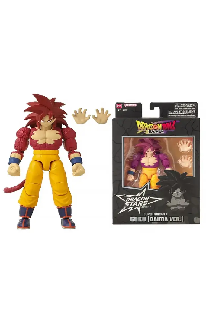 Bandai DragonBall Star Series 17cm  Action Figure Super Saiyan 4 Goku (Daima ver) 40737