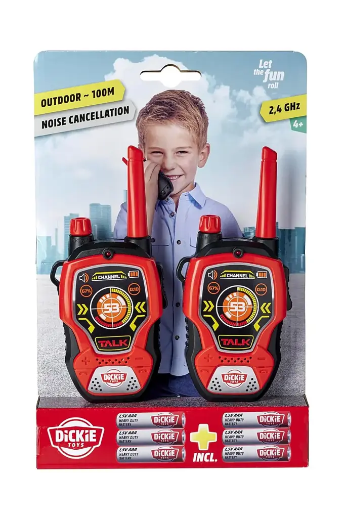 Dickie Toys Walkie Talkie Fun Red/Black 1118195