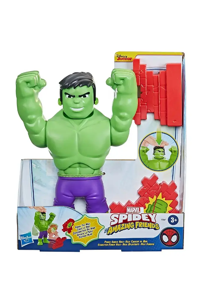 Marvel Spidey Amazing Freinds - Power Smash Hulk F5067