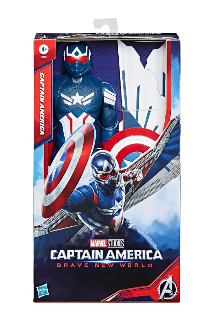 Marvel Studios Captain America Brave New World 12-Inch Deluxe Captain America Action Figure F9301