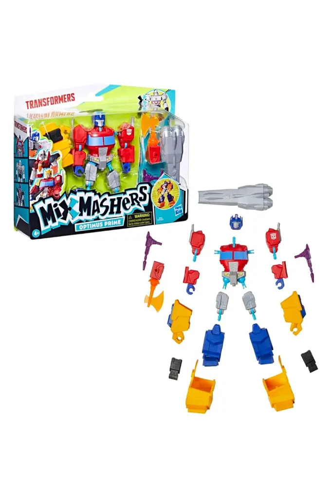 Marvel MixMashers Optimus Prime Deluxe Action Figure w/ Accesories F9737