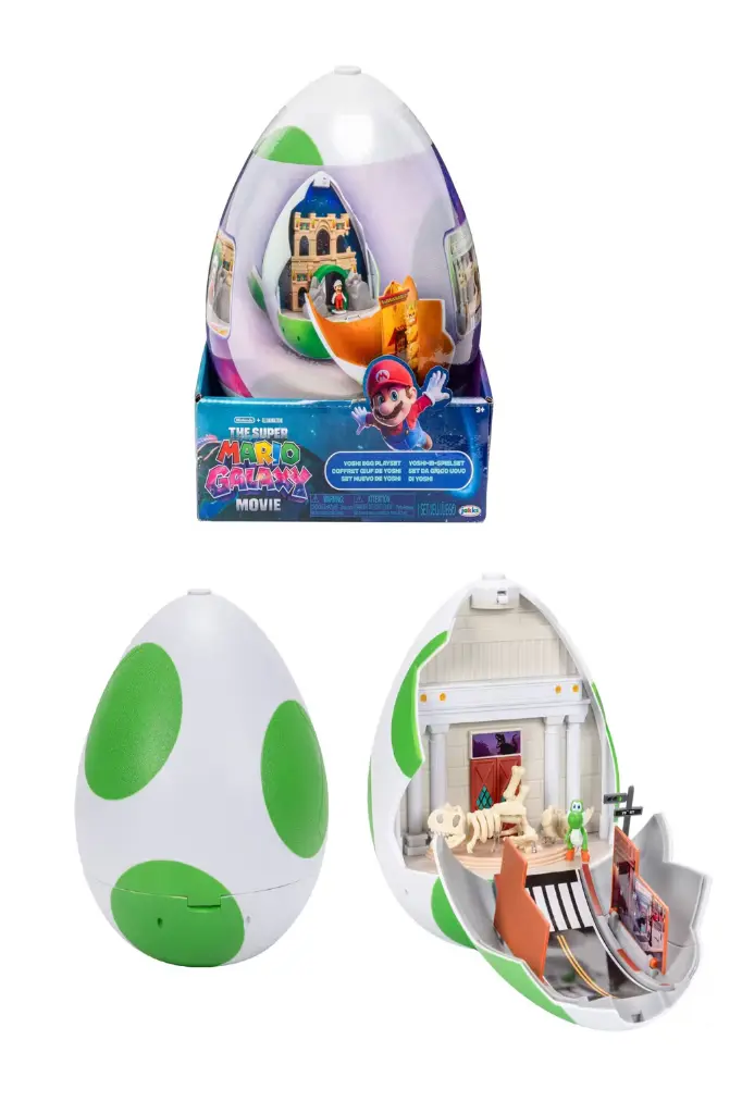 Nintendo The Super Mario Galaxy Movie Yoshi Egg Playset 43224