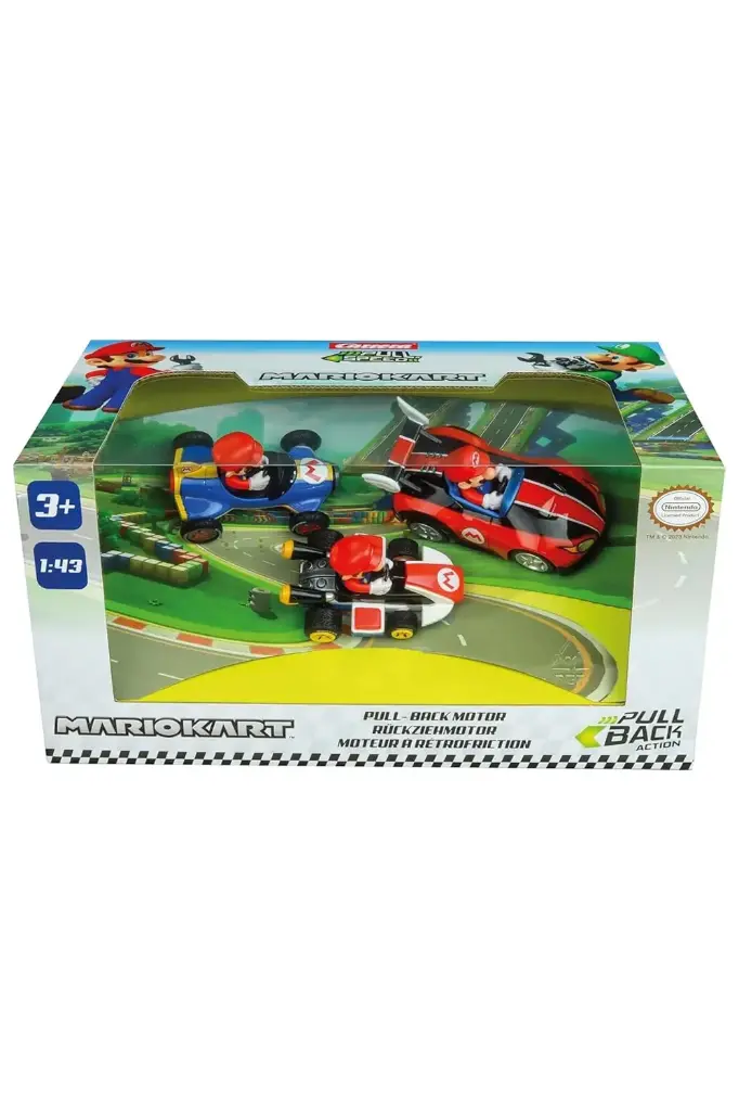 Carrera Pull & Speed MARIOKART Pull-Back Motor Cars 13016