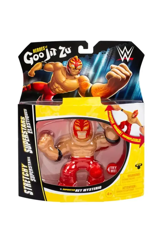 Heroes of Goo Jit Zu WWE Stretchy Superstar Rey Mysterio Figure 42899