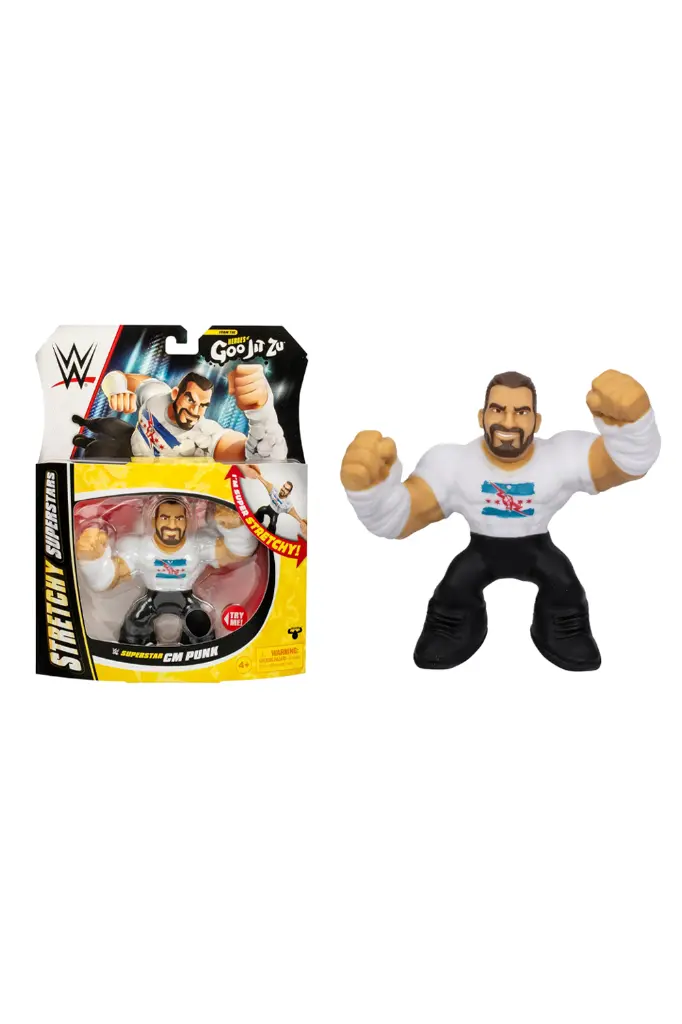 Heroes of Goo Jit Zu WWE Stretchy Superstar CM Punk 43009
