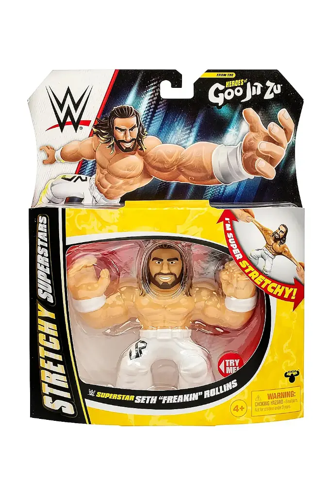 Heroes of Goo Jit Zu WWE Stretchy Superstar Seth "Freakin" Rollins 43010