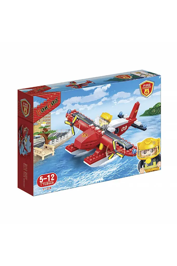 Banbao Fire Float Plane Building Block 7109