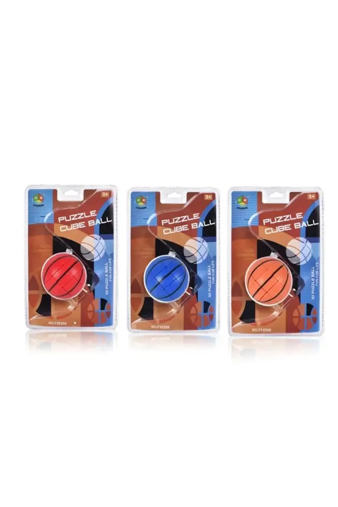 Sam Toys Basketball Magic Cube Puzzle Creative Learning Assorted Color FX8508