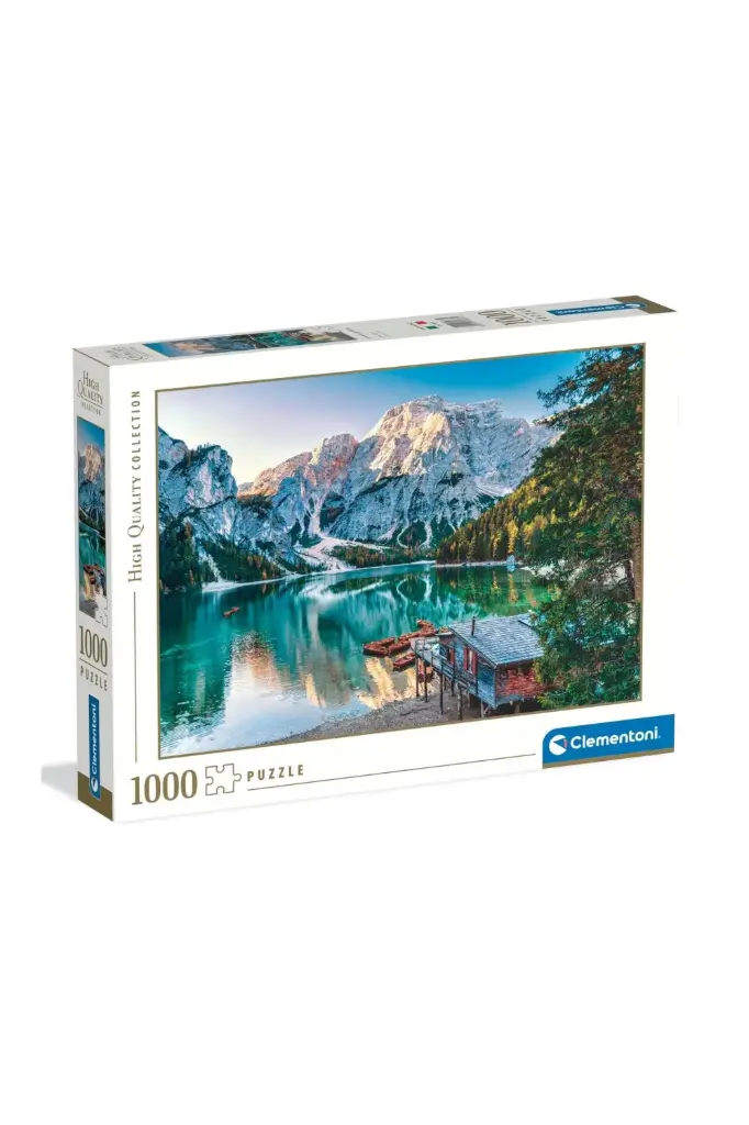 Clementoni Puzzle 1000 HQC Emerald Lake Braies 39887