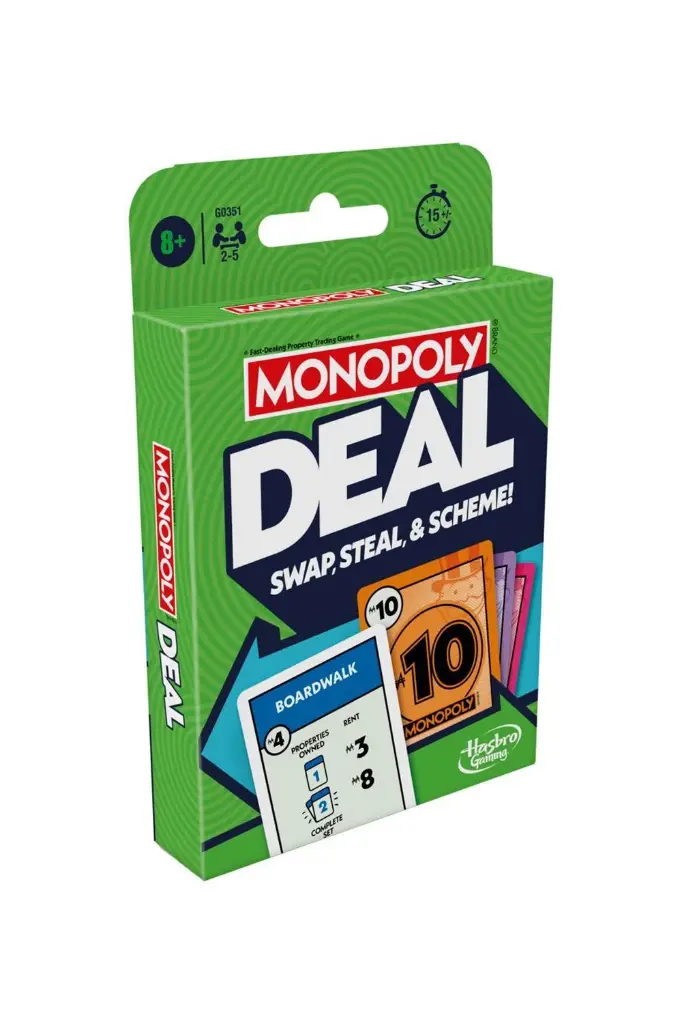 Monopoly Hasbro Gaming Monopoly Deal Card Game G0351