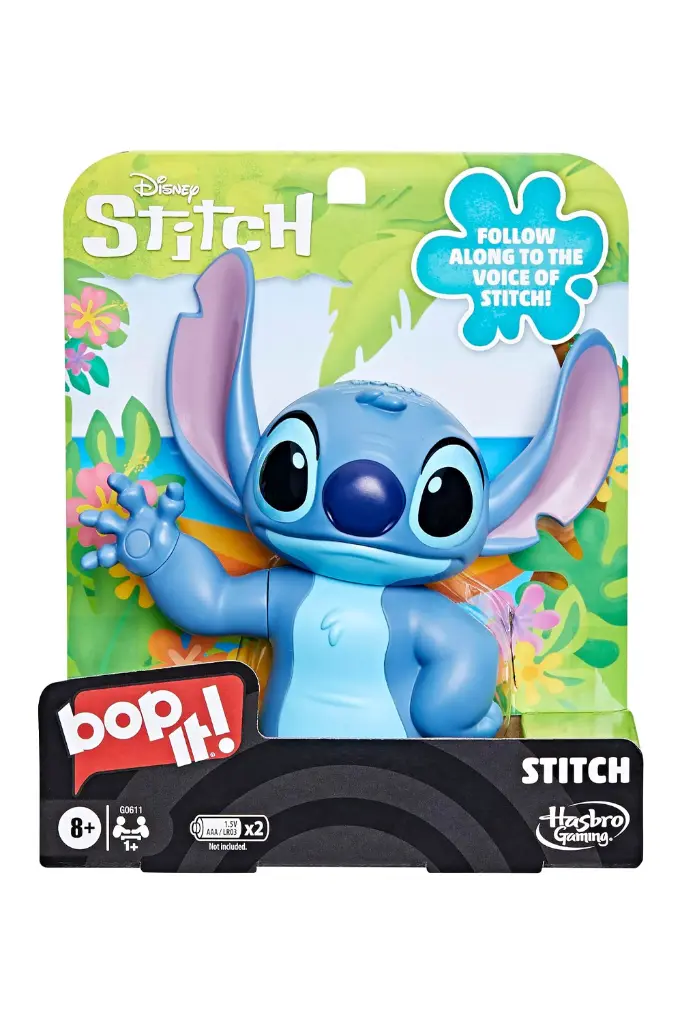 HasbroBop It! Disney Stitch Electronic Interactive Sequence Game with Voice of Stitch G0611