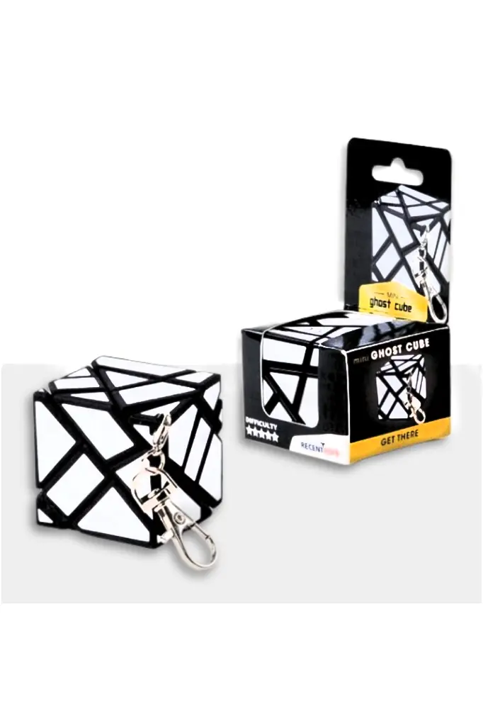 Recent Toys Mini Ghost Cube Puzzle Keychain M5154