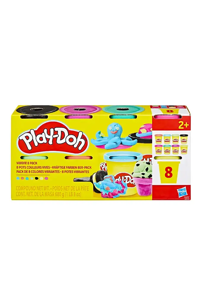 Hashbro Play-Doh Vibrant 8 Pack G0692