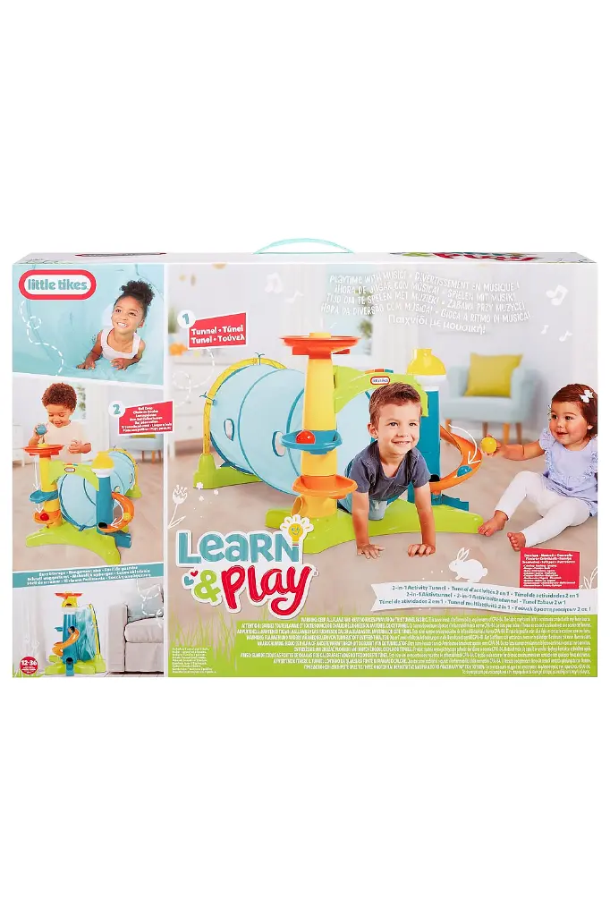 Little Tikes Learn & Play 2-in-1 Activity Tunnel 639838