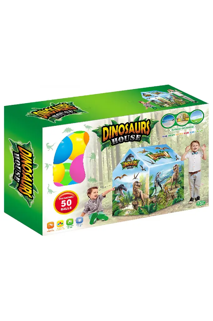 Dinosaurs House Tent w/ 50 Ocean Balls 955004B