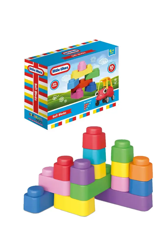 Little Tikes Soft Blocks Set 10-Piece GT8003