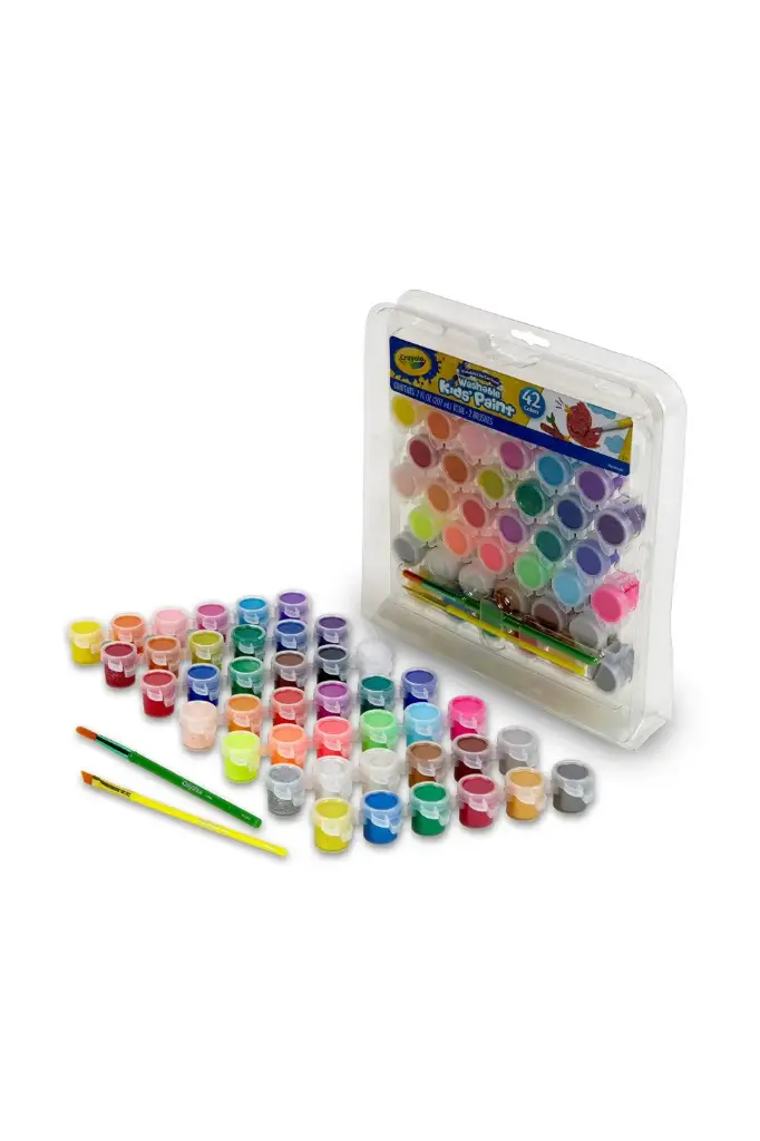 Crayola Washable Kids Paint 42 Count 540157