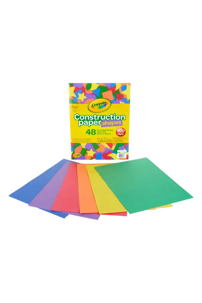 Crayola Construction Paper Shapes 990036