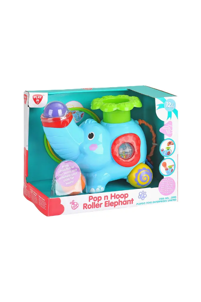 PlayGo Pop n Hoop Roller Elephant 2993