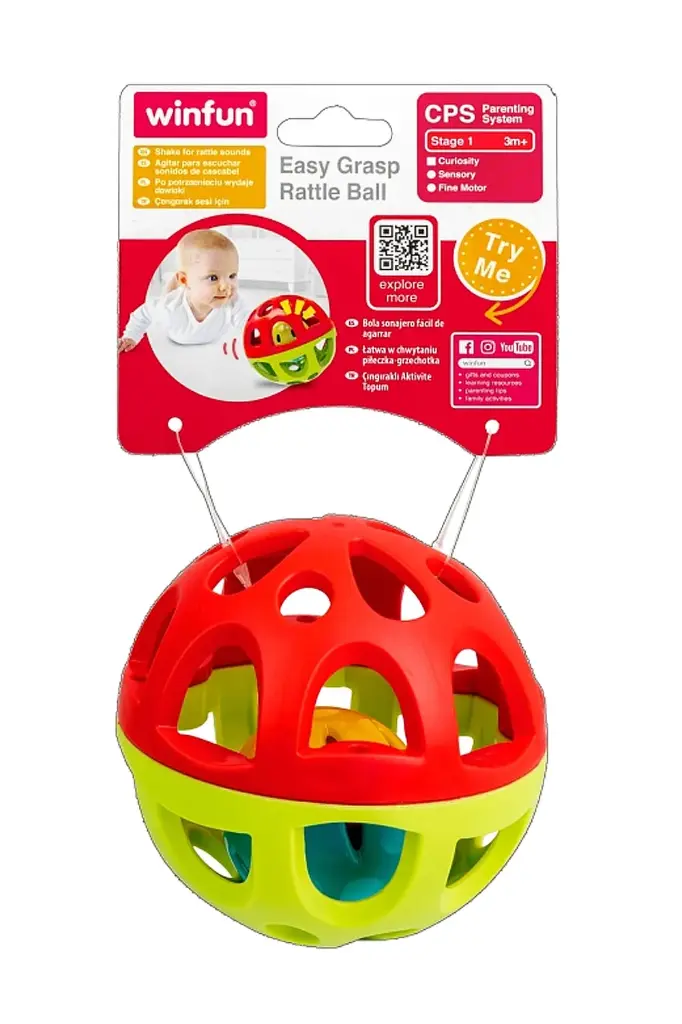 Winfun Easy Grasp Rattle Ball 000779NI