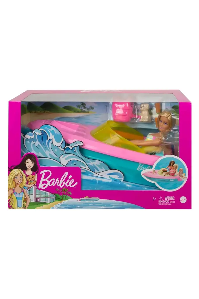 Barbie Doll and Boat Playset GRG30