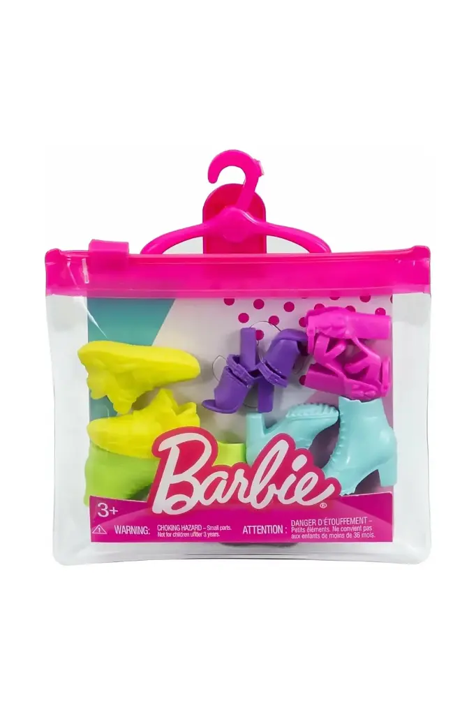 Barbie Shoes Pack Assorted 5-Pair HBV30