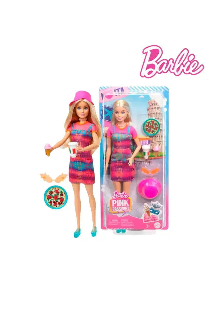 ​Barbie Pink Passport Italy Adventures Doll Set HWH97