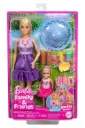 Barbie Family & Friends Dolls Sister Picnic Playset JBF43
