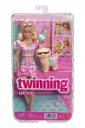 Barbie Twinning Looks Doll with Pet Dog JFP36