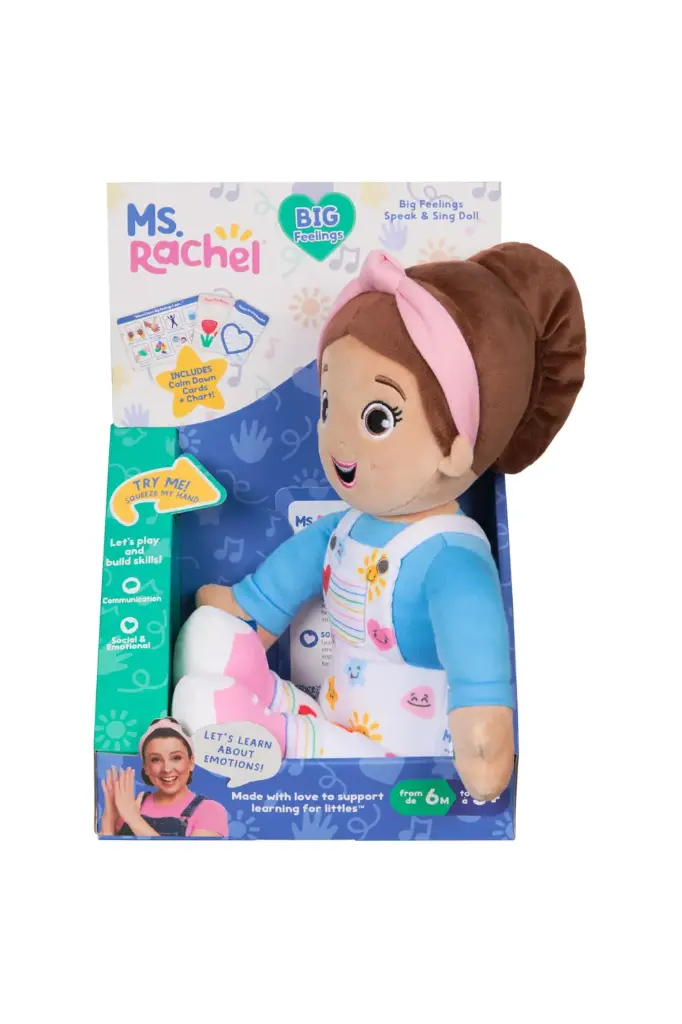 Ms. Rachel Big Feelings Speak & Sing 16-Inch Doll  6073899