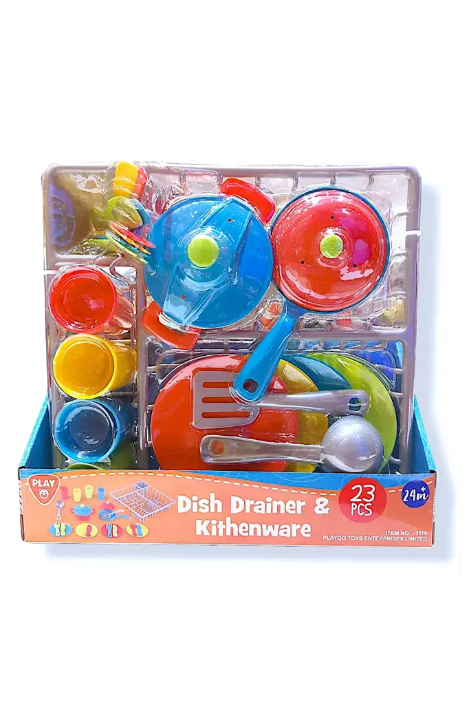 Playgo Dish Drainer & Kitchenware 3119