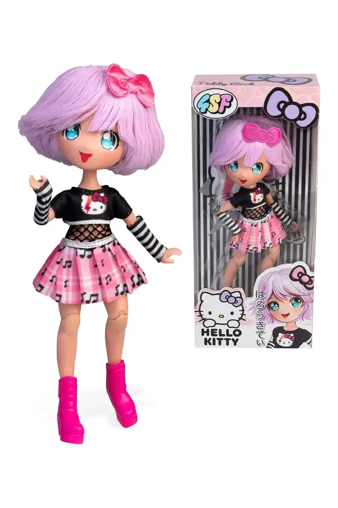 4SF 19.5cm Hello Kitty Doll Teddy Rock 40941