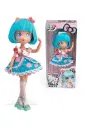 F H. KITTY MANGA DOLL BLUE HAIR 40943