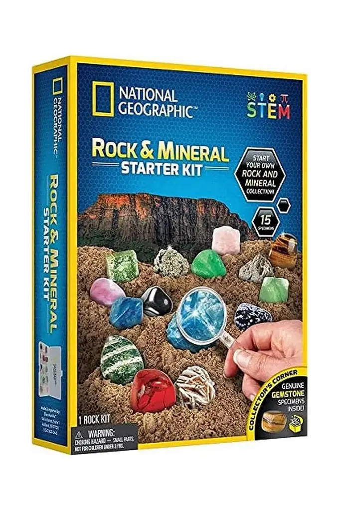National Geographic Educational Science Kit - Rock and Mineral Starter Kit 8029752