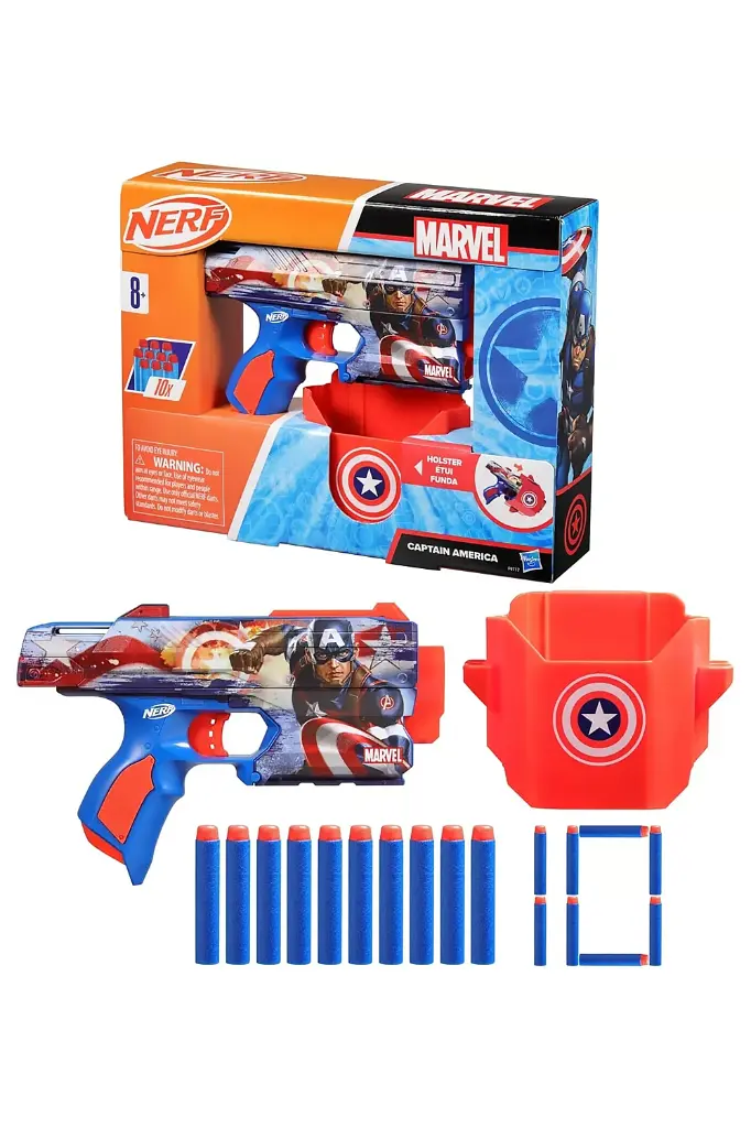Nerf Marvel Captain America Dart Blaster F9717