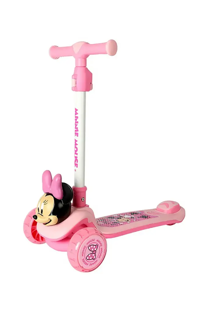 Mesuca Disney Minnie Mouse 3D Foldable Twist 3-Wheel Scooter DCA22932-B1