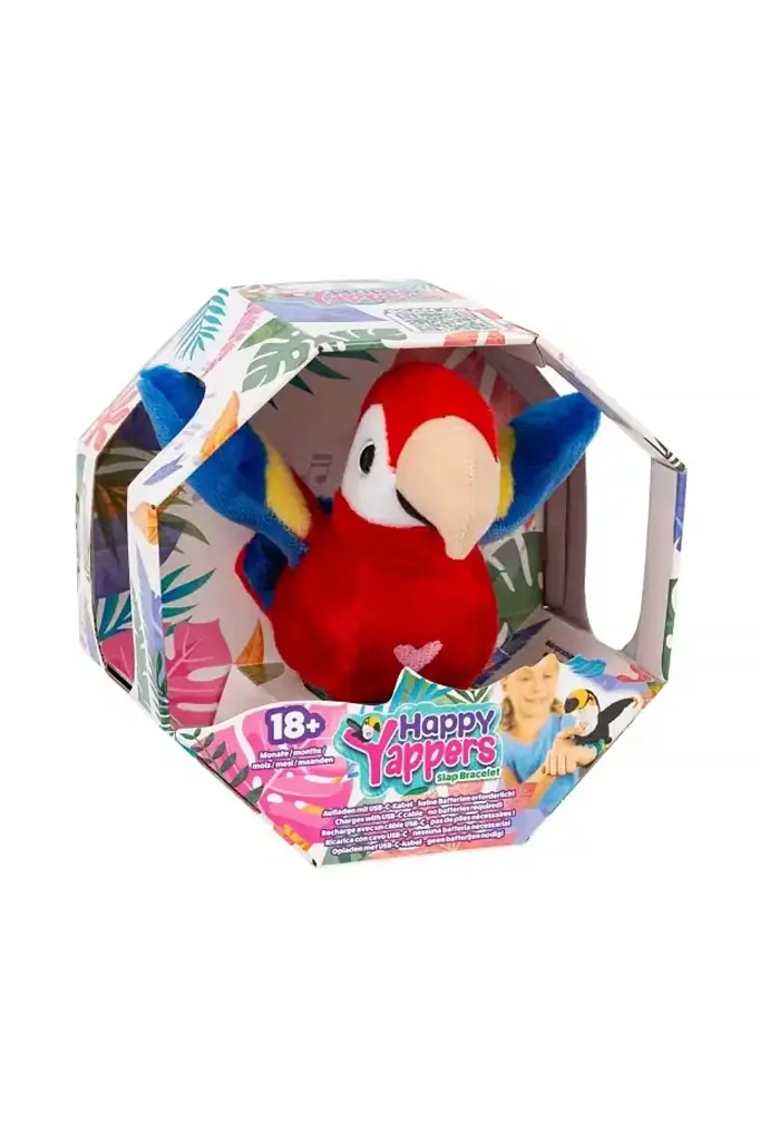 Happy Yappers Red Parrot 9594