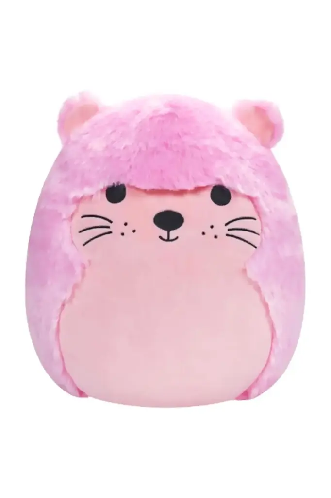 Squishmallows Fuzzamallows Medium 12-Inch Plush Pink Otter CR00344