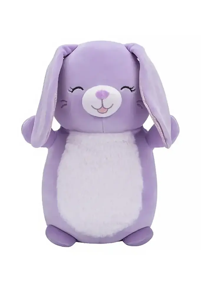 Original Squishmallows Hugmees Bubbles The Bunny 10-inch Plush Toy  - Lavender HM00375
