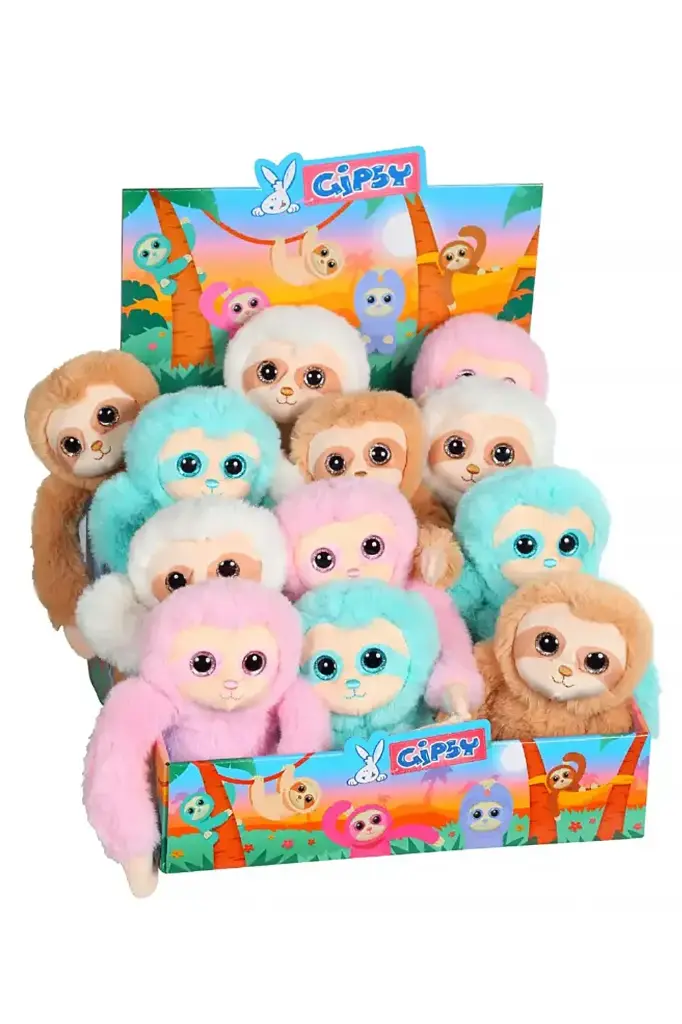 Gipsy Toys Trendy Sloth Assorted Plush 55845