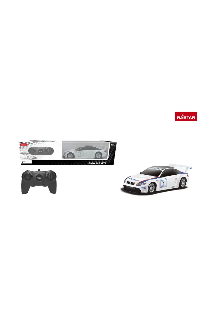 Rastar Licensed 1:24 Scale BMW M3 GT2 Remote Controlled Sports Car 48300