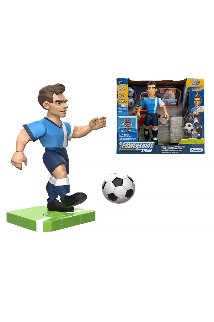 Powershots Strike Soccer/Football Action Game- Blue 26121
