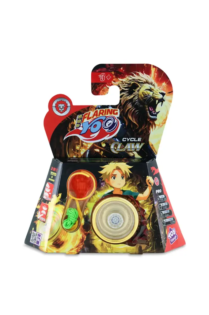 Flaring Yoyo 2 in 1 Yoyo and Spinner Cycle Claw O698150