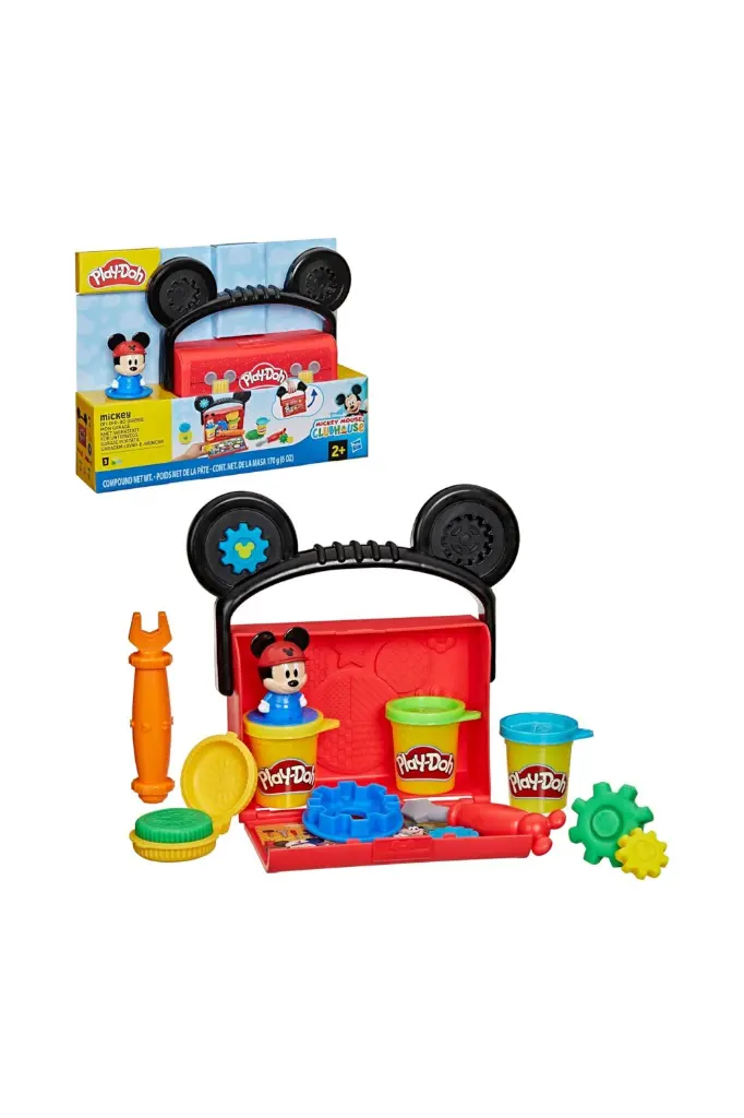 Play-Doh Disney Junior Mickey Mouse Clubhouse, On-the-Go Garage Mickey Mouse Playset G3109