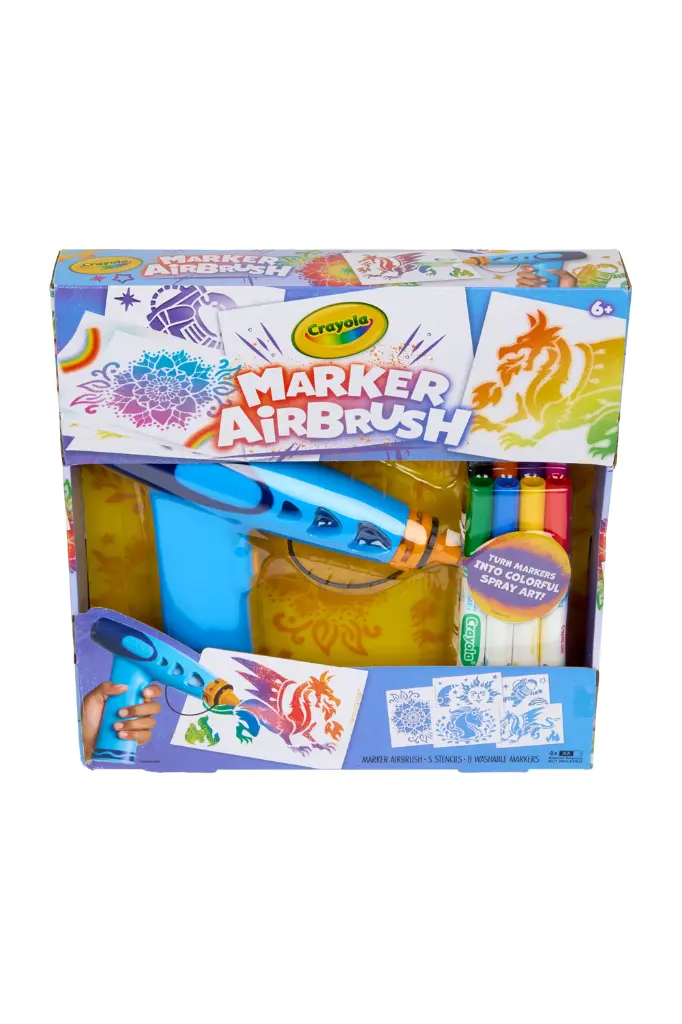Crayola Marker Airbrush Spray Art Kit 747696